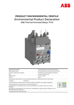 Thermal overload relay