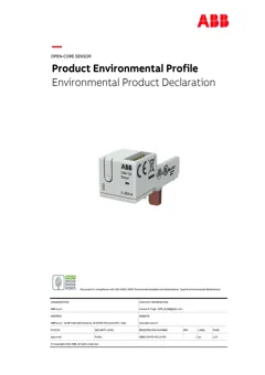 Open core current sensor