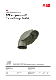 Carlon electrical elbow fitting