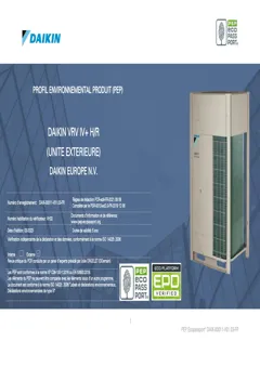Air/air heat pump, reversible