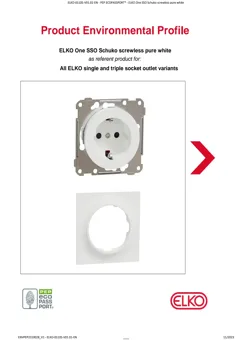 Single schuko outlet socket