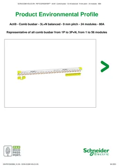 Comb busbar
