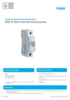 Miniature circuit breaker