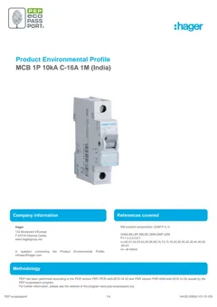 Miniature circuit breaker