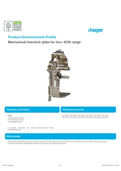 Mechanical interlock plate