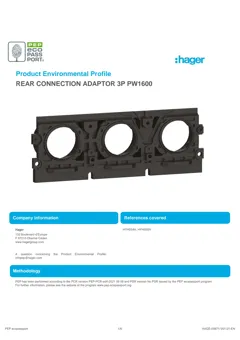 Rear connection adapter