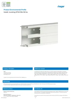 PVC installation trunking system