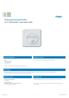 Metal visitor doorbell