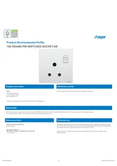 Round pin switched socket