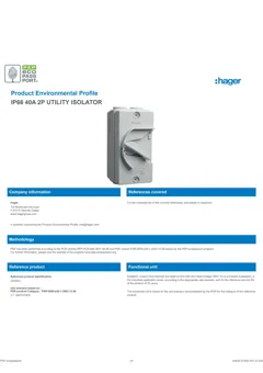 Utility isolator