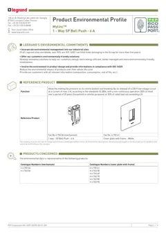 Electrical wall switch