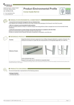 Accessories for cabinet, corner guide rail