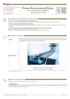 Wire cable tray system