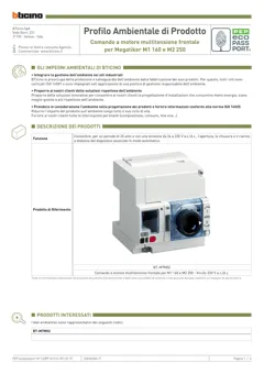 Front multivoltage motor operator