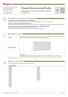 Emergency luminaire