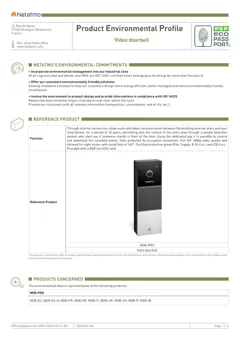 Video indoor station for door entry system