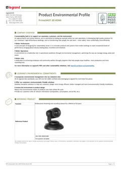 Professional streaming and recording camera