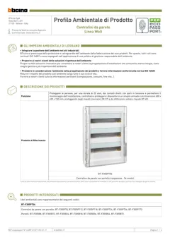 Wall-mounted electrical distribution enclosure