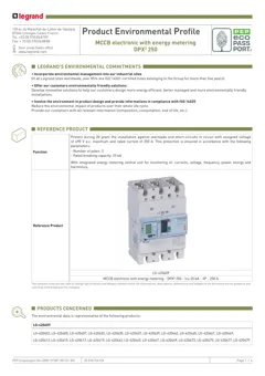 MCCB electronic with energy metering