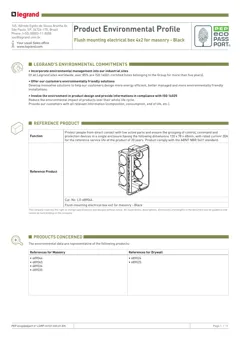 Flush-mounted electrical box