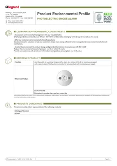 Photoelectric smoke alarm