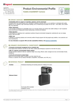 Professional streaming and recording camera