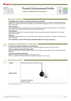 Ceiling mic microphone