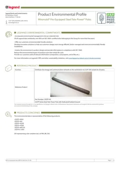 Pre-equipped steel tele-power poles
