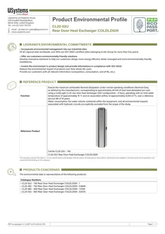 Rear door heat exchanger