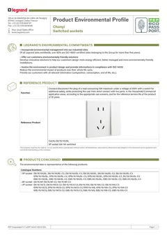Switched socket