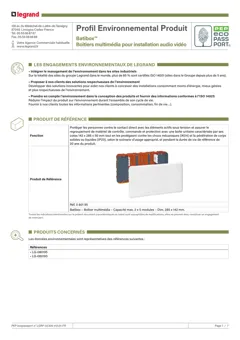 Multimedia boxes for audio-video installations