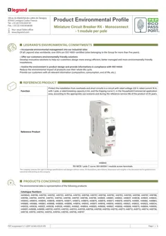 Miniature circuit breaker