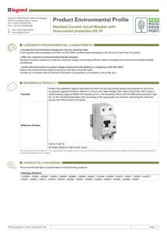 Residual current circuit breaker with overcurrent protection