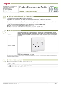 Plastic electrical plug