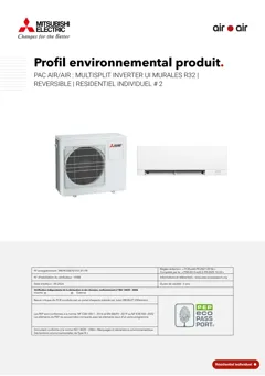 Air/air reversible heat pump