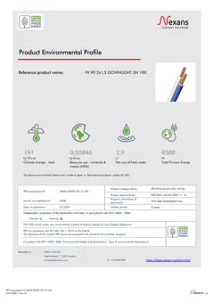 Electrical installation cable