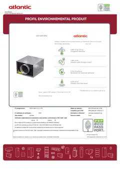 Plastic ventilation unit