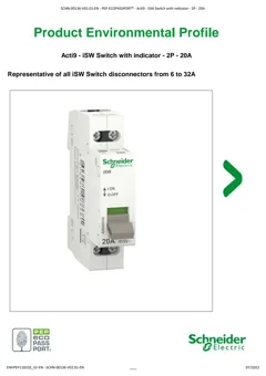 Switch with indicator-Acti9 - iSW