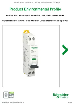 Miniature circuit breaker-Acti9 - iC40 