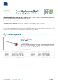 Motor for rolling shutters