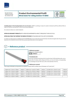 Wired motor for rolling shutters