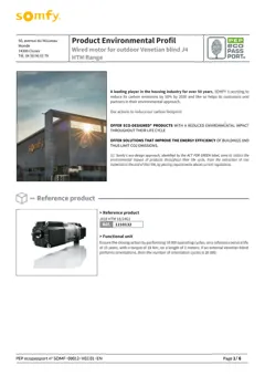 Wired motor for rolling shutters
