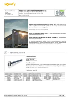 Radio motor for rolling shutters