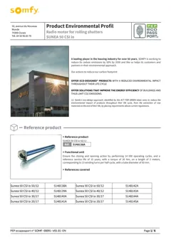 Motor for roller shutters