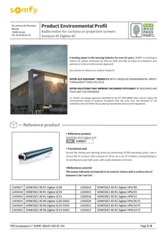 Radio motor for curtains or projection screens
