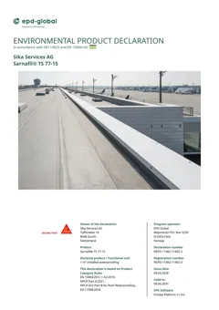 Flexible polyolefin roof waterproofing membrane with polyester reinforcement for building waterproofing