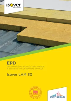 Rock wool lamellas for flat roof insulation