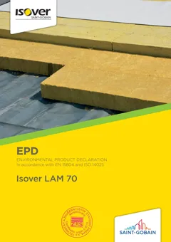 Rock wool lamellas, for flat roof insulation