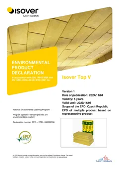 Stone wool slab for interior walls and ceilings