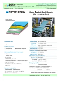 Colour-coated steel sheet